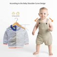thumbnail image 2 of 10 Pack Wooden Hangers For Shirts, Heavy Duty Natural Finish, Non-slip, Suitable For All Shirt Sizes, 2 of 3
