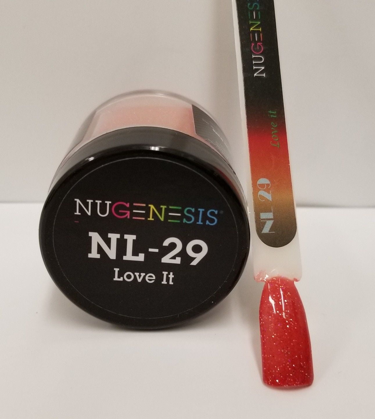 NUGENESIS Nail Color Dip Dipping Powder 1oz/jar NL29 LOVE IT