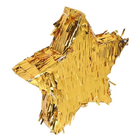 SOPOTUTU Birthday Prop Star Pinata Golden Paper 1 Set