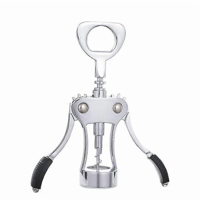 Wine Opener Zinc Alloy Premium Wing Corkscrew Wine Bottle Opener with Multifunctional Bottles Opener