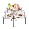 thumbnail image 2 of Acrylic Display Riser Storage Jewelry Display Riser Shelf Transparent for Hand, 2 of 6