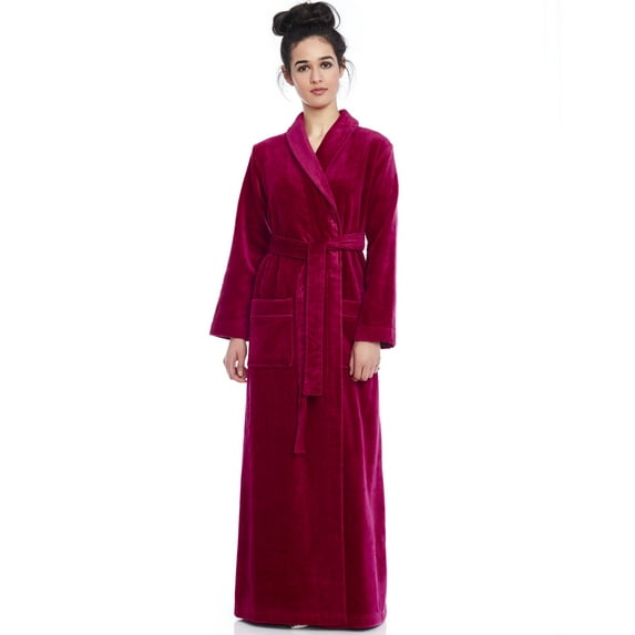 Be Relax Long Women's Long Terry Robe-P