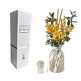 KBHOMFRA Gardenia Scent Reed Diffuser 3.38fl.oz Christmas Gift Home ...