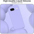 thumbnail image 5 of Designed for Google Pixel 8a Case, Slim Liquid Silicone for Women Men with Scratch-Resistant Microfiber Lining Shockproof Soft Silicone Protective Phone Case for Google Pixel 8a (Purple), 5 of 16