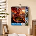 thumbnail image 6 of LEFXSMR 2027 Desk Calendar, 8.27"x8.27" Dragon Spiral Bound Decorative 12-Month Planner Desk Calendar, Calendar for Study Office Home Decor Gifting, 6 of 7