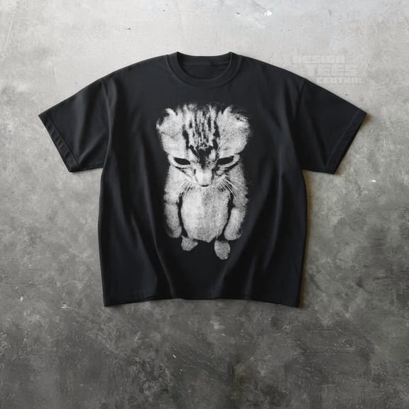 Sad Kitten Meme Standing Cat T-Shirt, gift for friend