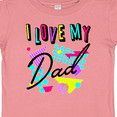 thumbnail image 4 of Inktastic I Love my Dad- 80s retro style Boys or Girls Baby T-Shirt, 4 of 5