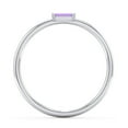 thumbnail image 3 of East-West Stackable Baguette Birthstone Ring - Amethyst (February), 3 of 5