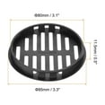 thumbnail image 2 of Uxcell 20Pcs 80mm/3.1in Ventilaciones de Aire Circulares, Cubierta de Ventilación Negra, 2 of 4
