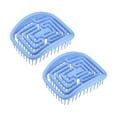 thumbnail image 1 of Unique Bargains 2 Pcs Démêlant pour Cheveux Tangle Shower Bleu, 1 of 6