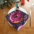 thumbnail image 2 of Coolnut Donuts Cloth Napkins Set of 1,20x20 Inches Napkins Cloth Washable Reusable Soft for Dinner,Wedding,Parties,Home Dinner,Tableative Decor Gift, 2 of 7