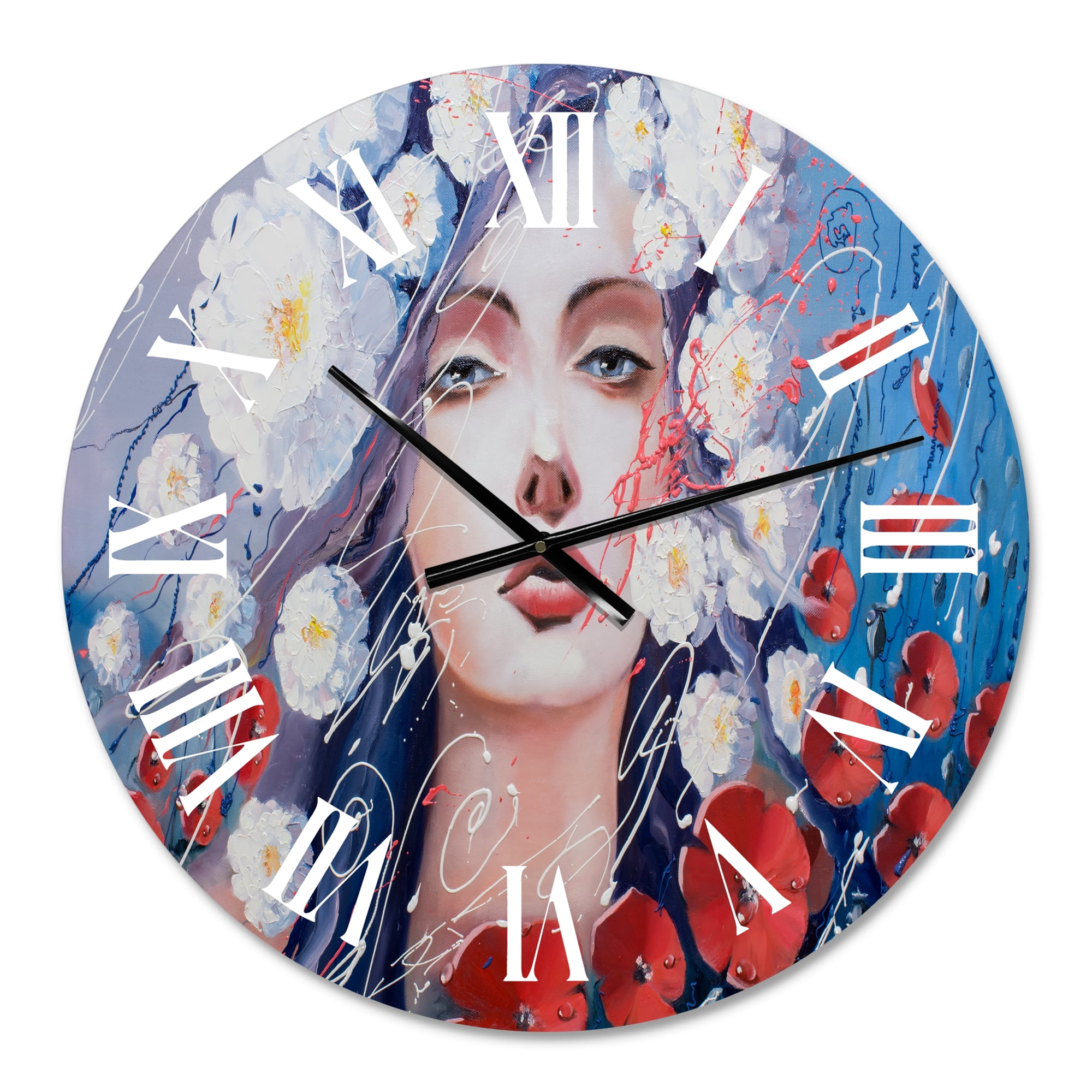 Designart 1 in Quartz Traditional Wall Clock