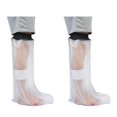 thumbnail image 1 of 2X Housse de Douche en Fonte Imperméable pour Adultes Protection des Blessures en Fonte Accessoires de Bain, 2 x Housses en Fonte Imperméables, Transparentes, 1 of 8