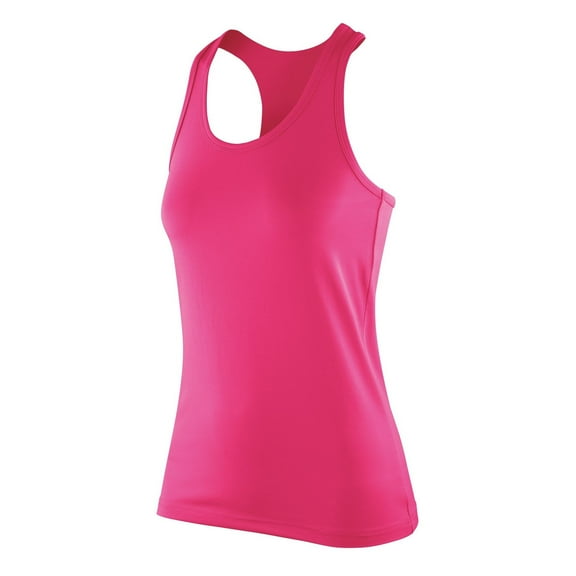 Spiro Womens Impact Softex Sleeveless Fitness Tank Top