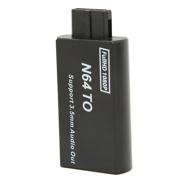 Game AV Adapter, Digitized Output Support PAL NTSC Lossless 1080p Portable Game HD Multimedia Interface Converter Stable With 3.5mm Interface For Monitor