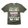 thumbnail image 5 of Most People Call Me Nurse Shirt The Most Important Call Me Mom Shirt Mother's Day Nurse Shirts (4X-Large Grey), 5 of 6