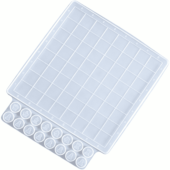 Resin Epoxy Silicone Mold Set for DIY Chess Board, Table & Piece Crafts, Jewelry Making Tool