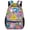Color, variant on Cute Bunnies Blue Sky Oxford Cloth Backpack Double Zipper Hidden Pocket