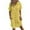 67 Yellow, variant on Jzuxvd Cotton Linen Dresses for Women 2024 3/4 Sleeve Casual Midi Dress Flowy Gauze Shift Dress Vacation Beach Dress Spring Summer Black 3XL