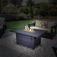 thumbnail image 4 of Sunbeam Serenity Modern Style Aluminum Fire Table in Gray Finish, 4 of 5