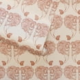 thumbnail image 5 of Tempaper Block Print Mermaids Pink Coastal Peel and Stick Wallpaper, 20.5" x 16.5', 5 of 8