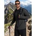 thumbnail image 3 of COOFANDY Mens UPF 50+ Lightweight Hoodie Quick Dry Performance Fishing Shirt Long Sleeve UV Sun Protection Shirts Rash Guard, 3 of 6