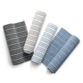 thumbnail image 7 of Martex Restore Stripe Cotton Bath Rug, 20" x 32", Charcoal, 7 of 7