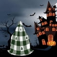 thumbnail image 6 of Honeii Green White Lumberjack Plaid Print Poncho Cape, Cloak Coat, Snuggly Hooded Wearable Blanket, Hooded Cape For Teenagers,Halloween Costumes-Medium, 6 of 7