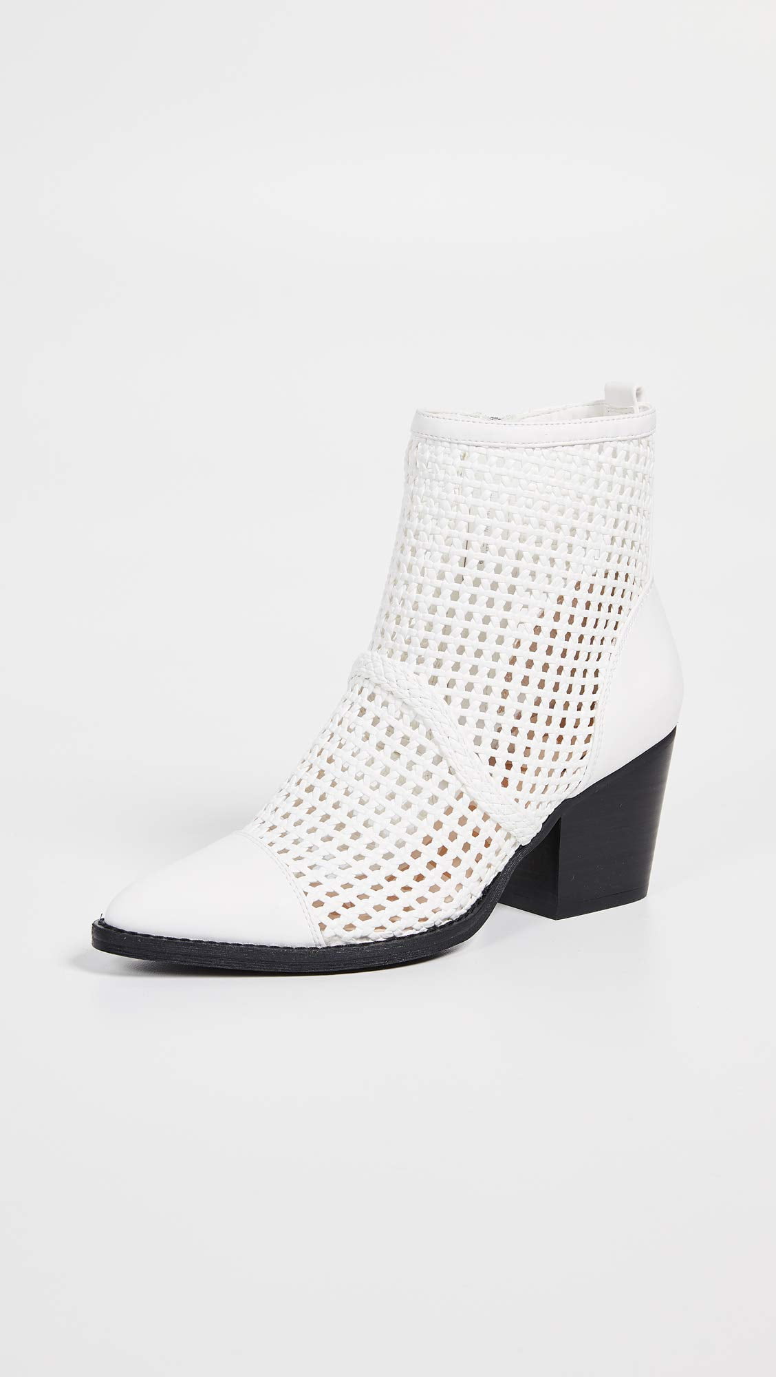 elita woven cap toe bootie