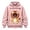 D-Pink149, variant on DHFJKG Women's Hoodie With Pet Pouch, Cute Lion Graphic Pet Holder Zipper Pocket Carries Pullover