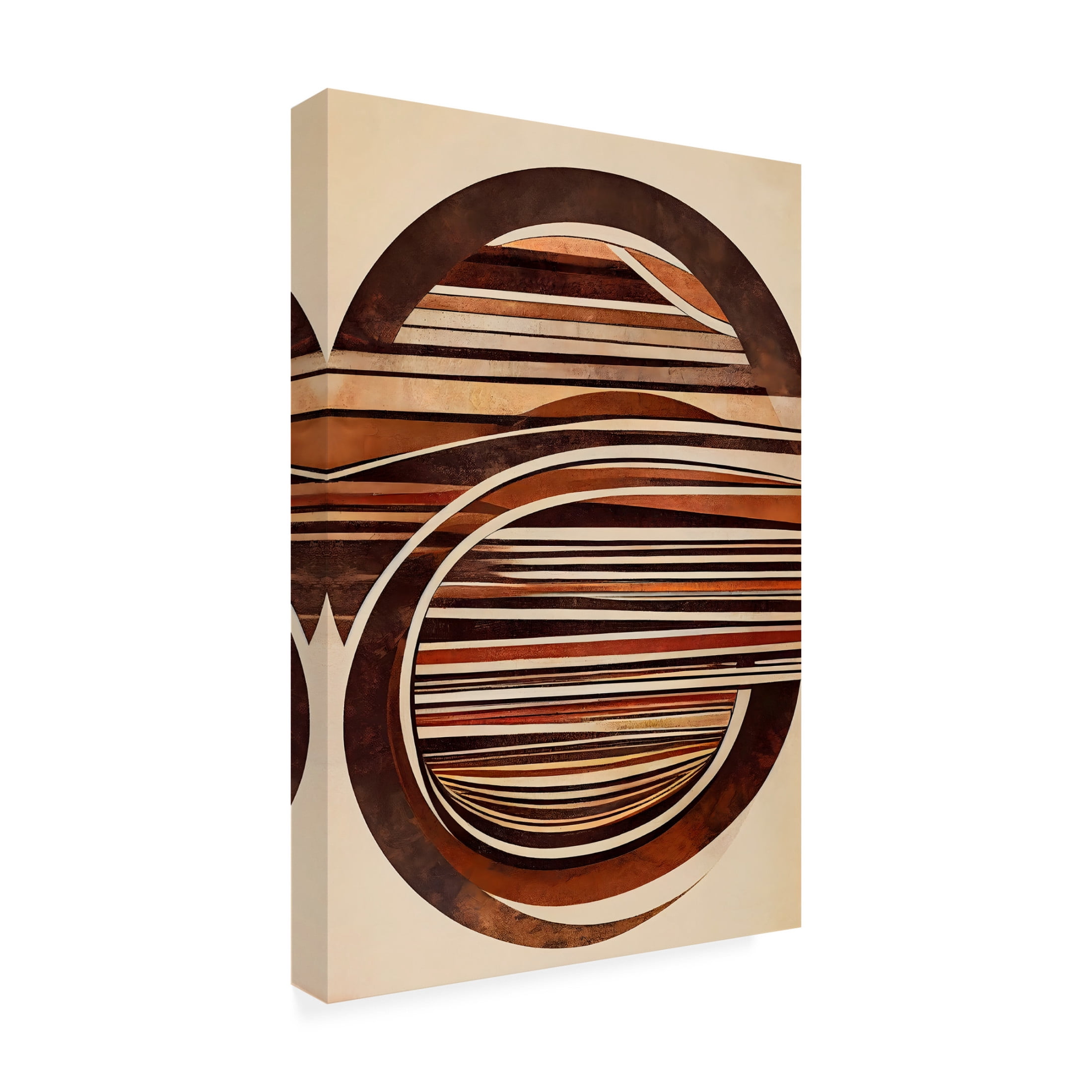 Canvas Wall Art - Treechild 'Curved Wood' Wall Art for Living Room, Bedroom, or Office D?cor by Trademark Fine Art - 12 x 19 Inches