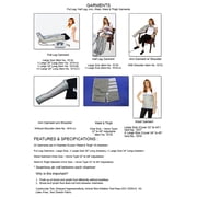 Replacement Massage Sequential Compression Garments Half Leg Pair Large