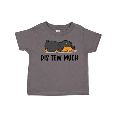 

Inktastic Napping Dis Tew Much Rottweiler Gift Toddler Boy or Toddler Girl T-Shirt