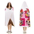 thumbnail image 3 of The Powerpuff Girls Wearable Blanket Cloak Arctic Velvet Hooded Blanket Soft Fuzzy Hoodie Blanket Cape for Adults Kids 60"x80", 3 of 8