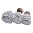 thumbnail image 2 of SUNSIOM Family Matching Beanie Hat, Soft Warm Embroidery Letters Winter Cap for Casual Daily, 2 of 4