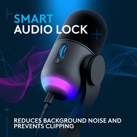 Logitech - Yeti GX Wired Supercardioid Dynamic Gaming Microphone with LIGHTSYNC RGB Lights