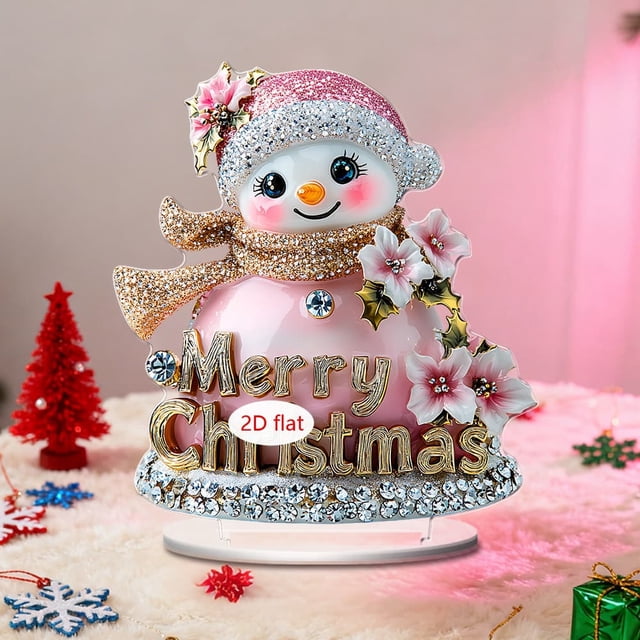 QTOCIO Acrylic Home Decor For Living Room Study Desk And Festive