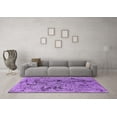 thumbnail image 3 of Ahgly Company Indoor Rectangle Oriental Purple Industrial Area Rugs, 7' x 9', 3 of 4