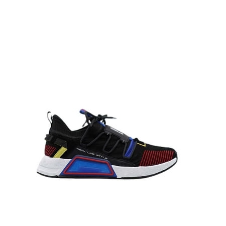 

[E93997] Mens Peak Taichi Max LE Black Red Blue Maize Running Sneakers - 6