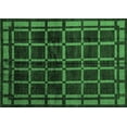thumbnail image 1 of Ahgly Company Indoor Rectangle Oriental Emerald Green Modern Area Rugs, 7' x 10', 1 of 4
