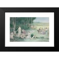 thumbnail image 2 of Pierre Puvis de Chavannes 24x16 Black Modern Framed Museum Art Print Titled - Summer (1873), 2 of 5