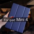 thumbnail image 1 of For ipad mini 5 4 3 2 1 Case Leather Stand Smart Tablet Cover Skin For iPad Mini 4 Case Mini 2 3 1 Mini 5 2019 Protective Shell Mini 4 Navy blue, 1 of 6