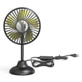 thumbnail image 1 of Mini ventilador portátil para automóvil Potente ventilador silencioso Configuración de 3 v Eccomum Ventilador eléctrico, 1 of 5