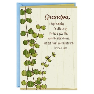 Hallmark Father's Day Card for Grandpa (You Set Such a Good Example)