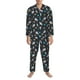 thumbnail image 3 of Balery Space Pijama para Hombre de Dos Piezas con Manga Larga, Conjunto de Dormir y Descanso Suave con Bolsillos-Large, 3 of 7