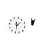 thumbnail image 5 of Reloj De Pared Con Diseño De Bailarina De Ballet, Silencioso, Decorativo Y Encantador Para Cocina, Oficina, Hogar, Estatua De Roca Con Gesto De Mano, Artesanías, Escultura Creativa, Dedo Para, 5 of 8