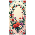 thumbnail image 3 of Floral Backdrop Banner Flower Arrangement Background for Wedding Party Photography Props Decoration Event Romantic Setting Elegant Roses Garden, 3 of 4