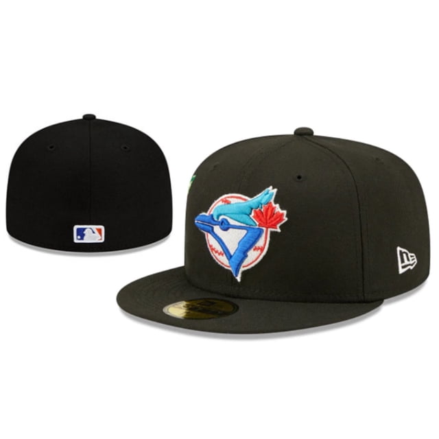 Toronto Blue Jays Fitted Sombrero Hombres Mujeres Gorra De Béisbol Completo Cerrado Ajuste Gorras Deportivas Bordado Sombreros