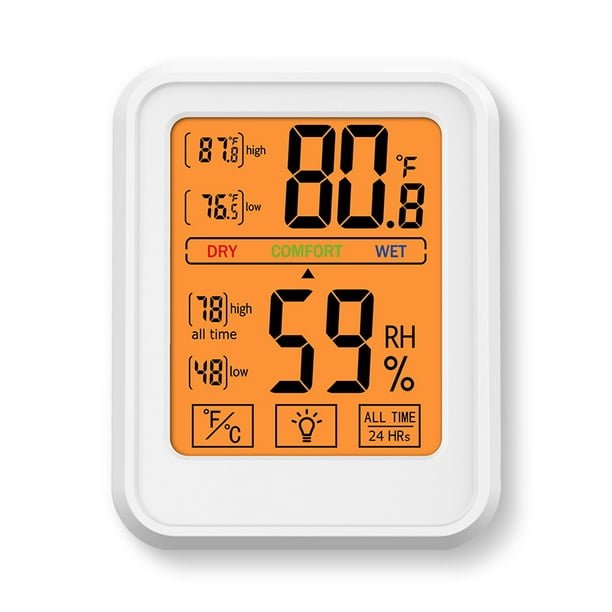 Thermomètre Maison Intérieur Noir