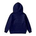 thumbnail image 5 of YOUYEDIAN Girls Boys Hoodie Set Long Sleeve Hooded Sweatshirts and Sweatpant Sets Toddler 2 Piece Sweatsuits Fall Winter Spring Outfits Gray-Navy 9-10 Years, 5 of 5